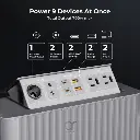 Voltme Hako Portable Power Station HK-600 ( Hako Lite ) 600W - 577.2Wh - Silver - UK Spacs.webp