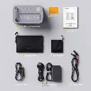 Voltme Hako Portable Power Station HK-600 ( Hako Lite ) 600W - 577.2Wh - Silver - UK Spacs (1).webp