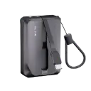 ZLOS 10000mAh MINI Power Bank with Built-in USB-C and Lightning Cables