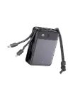 باور بانك زلوس DB20 بسعة 20000mAh وقدرة 35 واط مع كيابل مدمجة