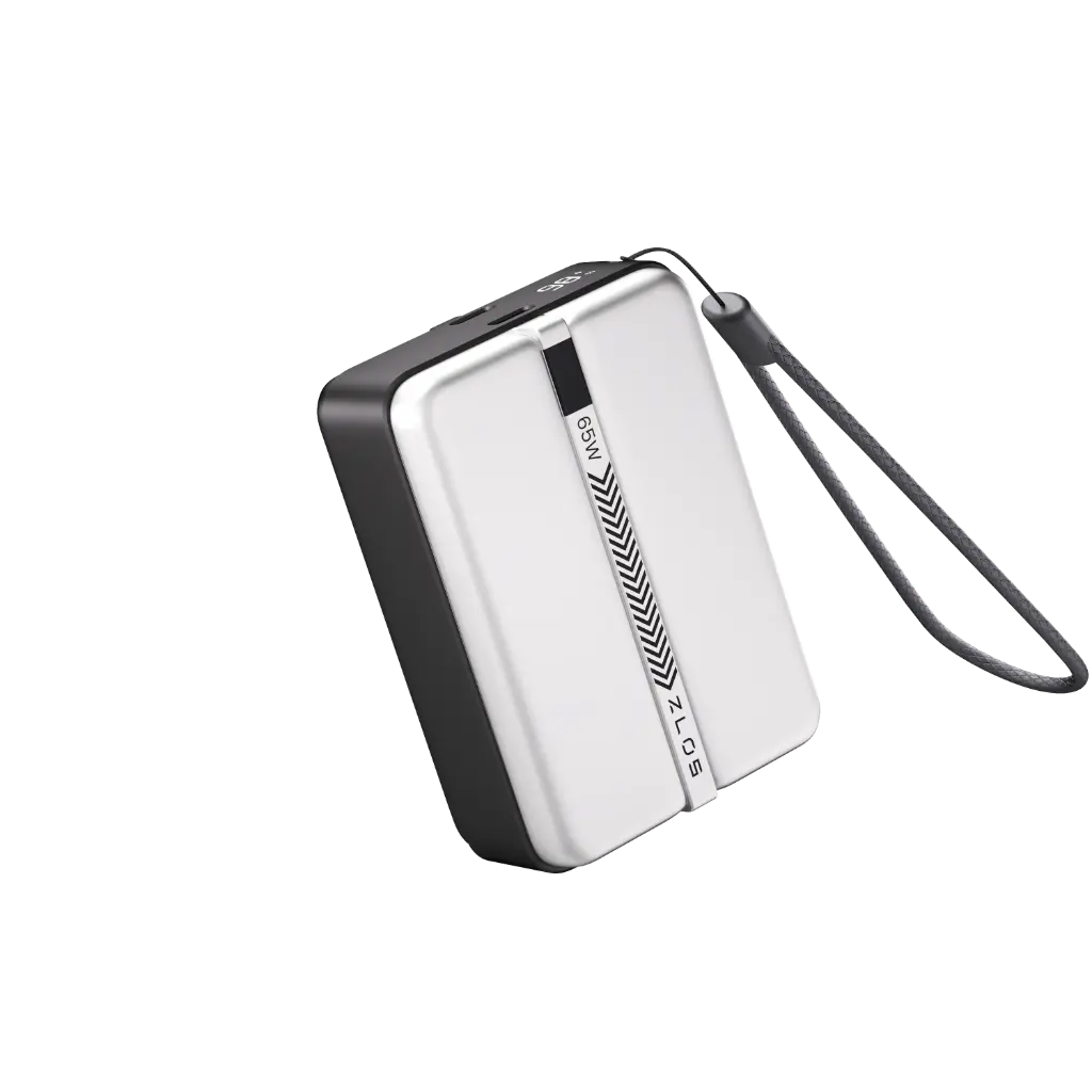 باور بانك زلوس MA20 بسعة 20000mAh وقدرة 65 واط مع كيبل مدمج وحبل حمل