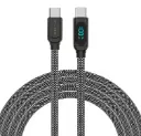 كيبل زلوس USB-C إلى USB-C PowerSync مع دعم العرض والشحن السريع