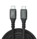 كيبل زلوس USB-C إلى USB-C TurboCharge Thunderbolt 4 للشحن ونقل البيانات فائق السرعة