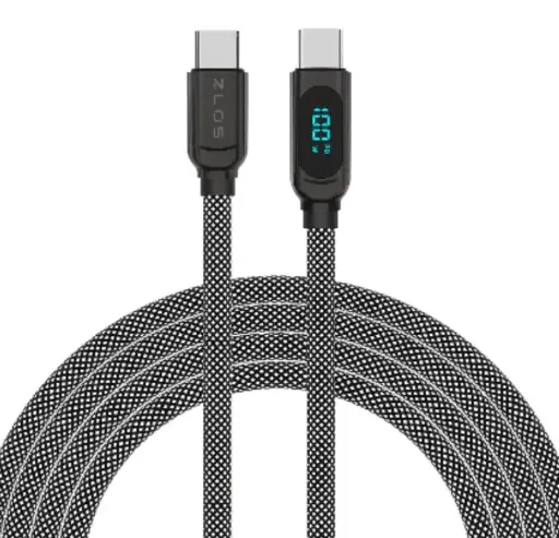 [ZLO-ZC05-LJ] كيبل زلوس USB-C إلى USB-C PowerSync مع دعم العرض والشحن السريع
