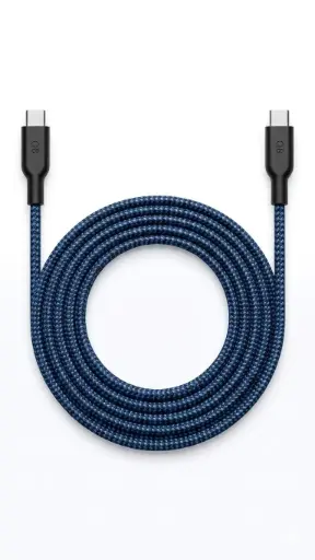 [PRPLITE3WV1] Q8 Cable - USB C to C Cyber Blue 3M